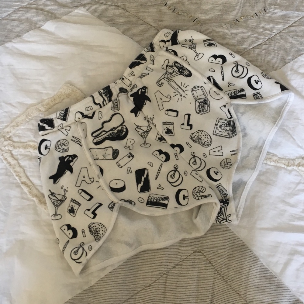 New Wildfox Doodle Lane Shorts